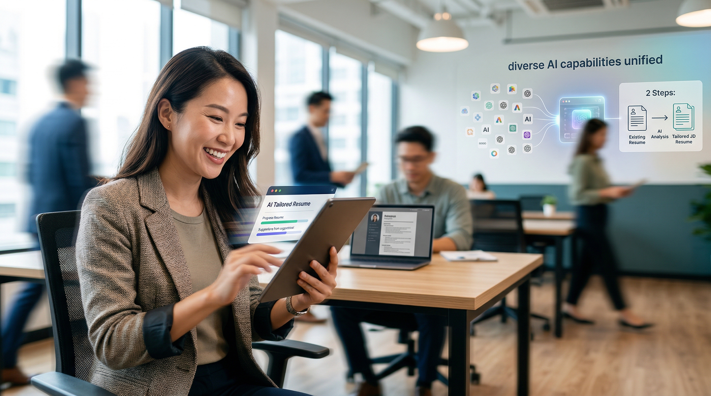 합격률 200% 높이는 AI 이력서 작성법: 모아AI로 JD 맞춤 이력서 10분 만에 완성하기