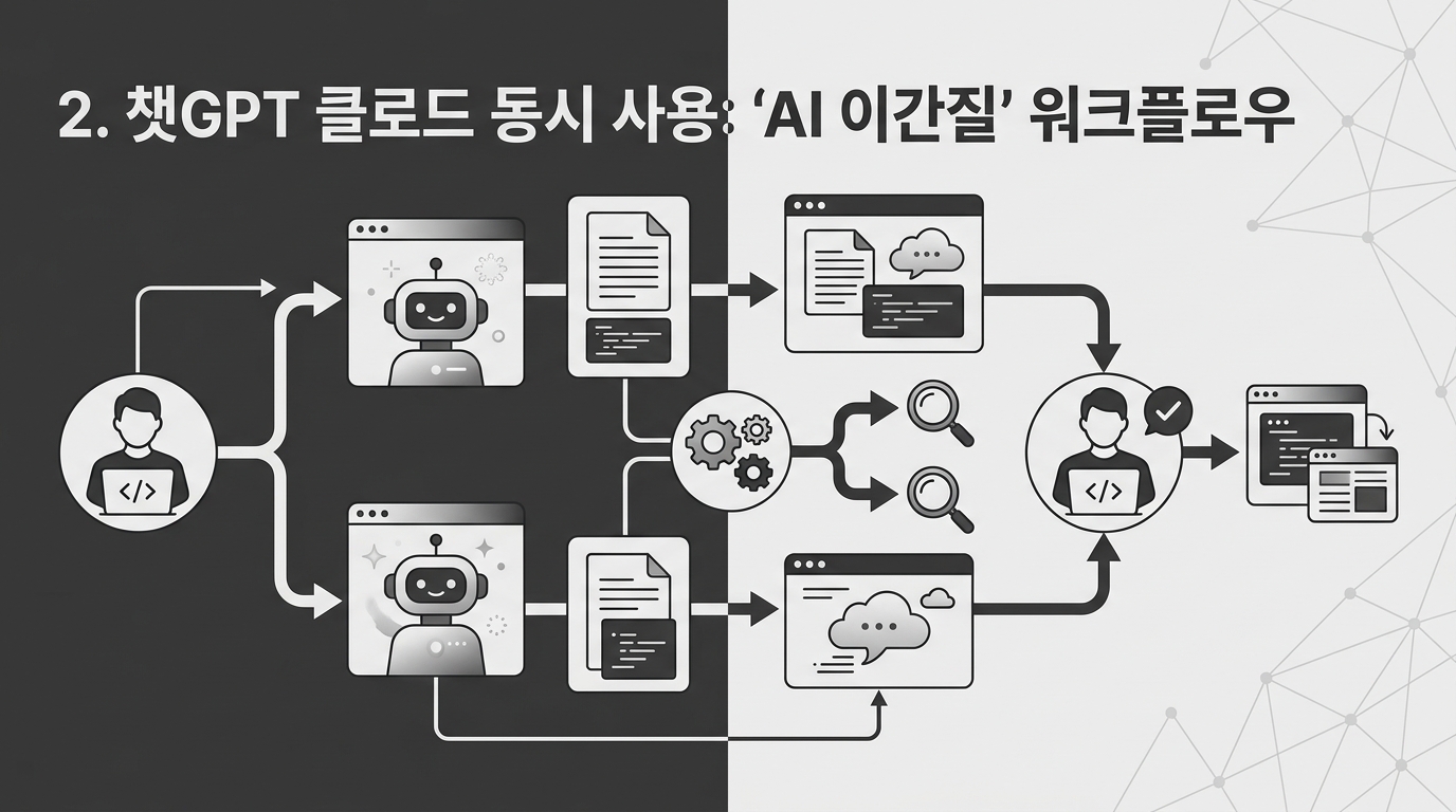 2. 챗GPT 클로드 동시 사용: 'AI 이간질' 워크플로우