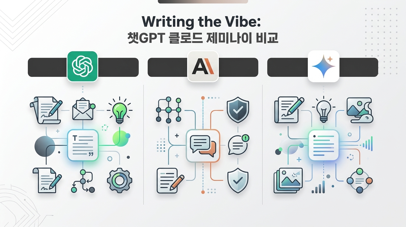 Writing the Vibe: 챗GPT 클로드 제미나이 비교